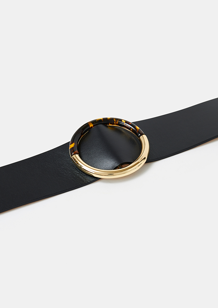 Lauren черный ремень из гладкой кожи Lauren черный ремень из гладкой кожи