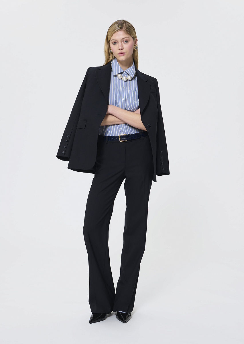 Poupee темно-синие брюки Poupee темно-синие брюки