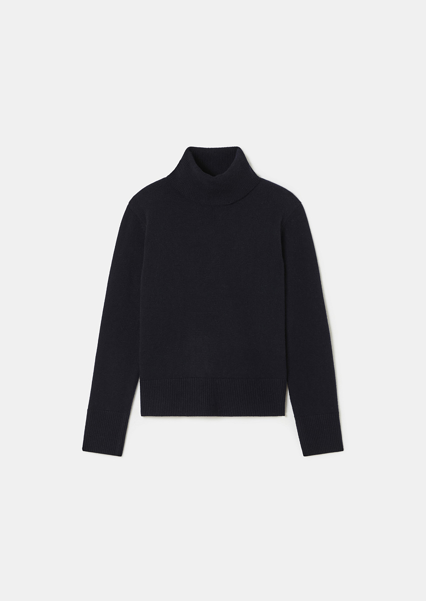 Palia темно-синий свитер из смесовой шерсти Palia темно-синий свитер из смесовой шерсти