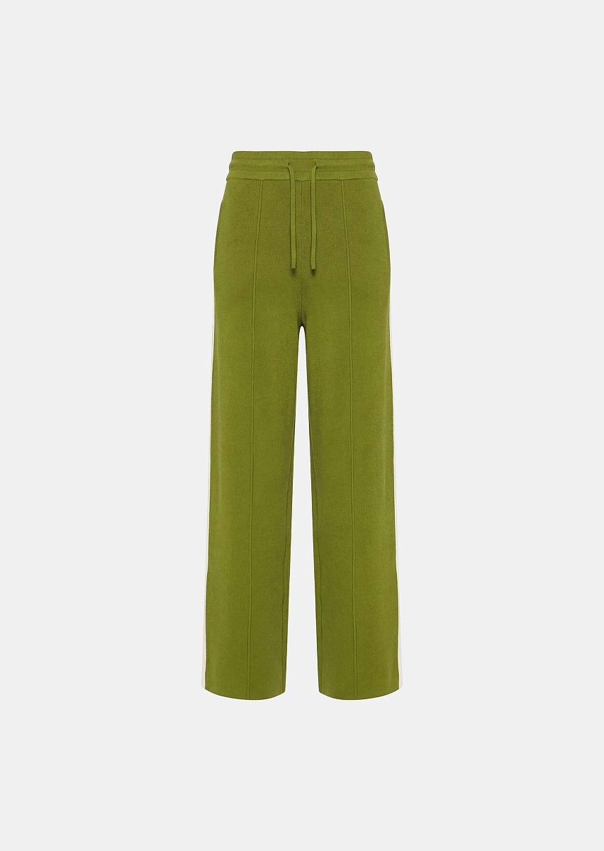 Parker зеленые брюки из технологичного трикотажа