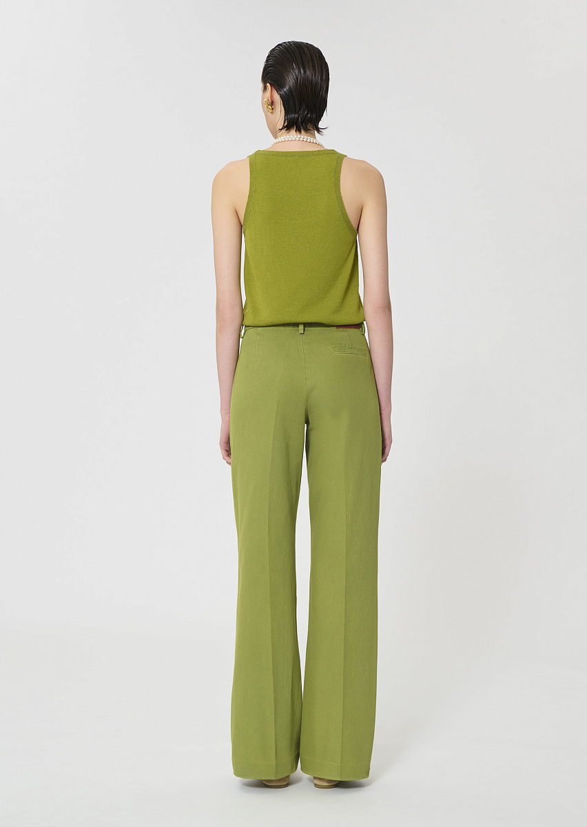 Jerome зеленые джинсы из легкой джинсовой ткани