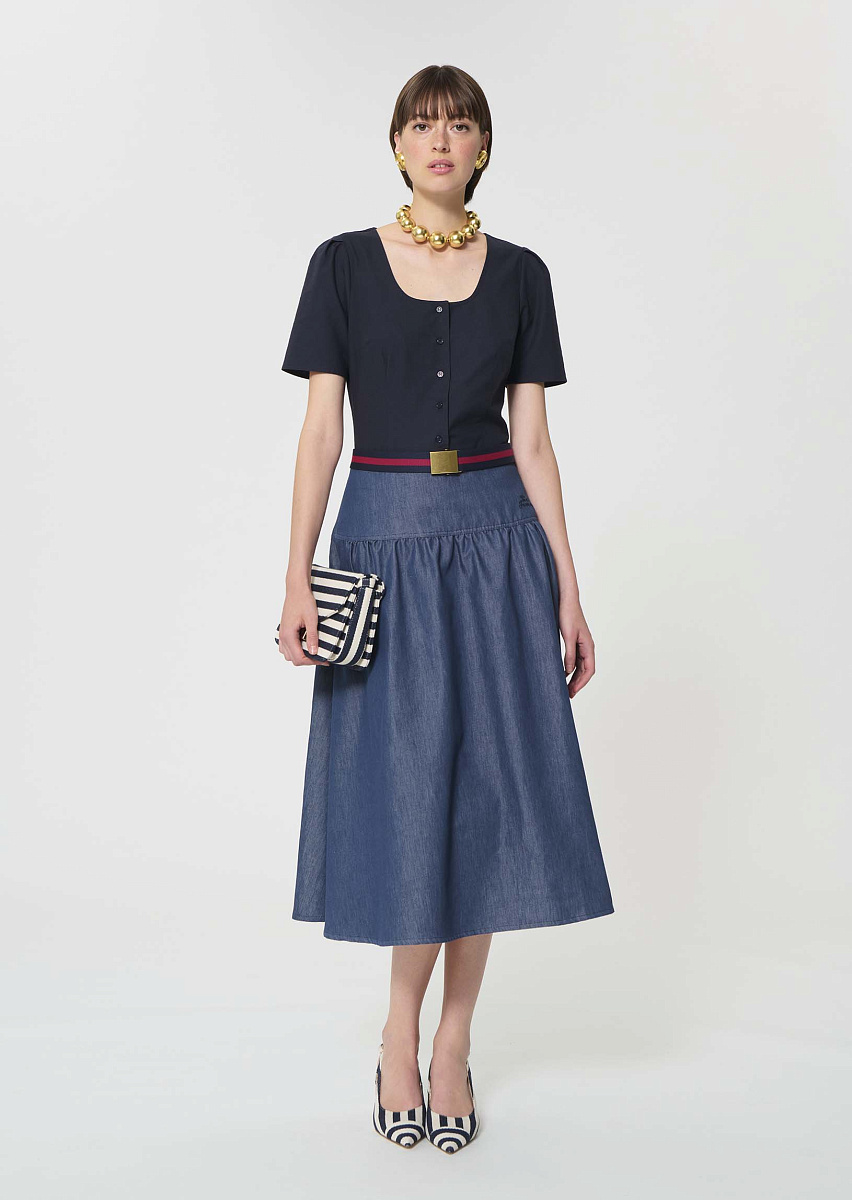 Jude синяя юбка из денима