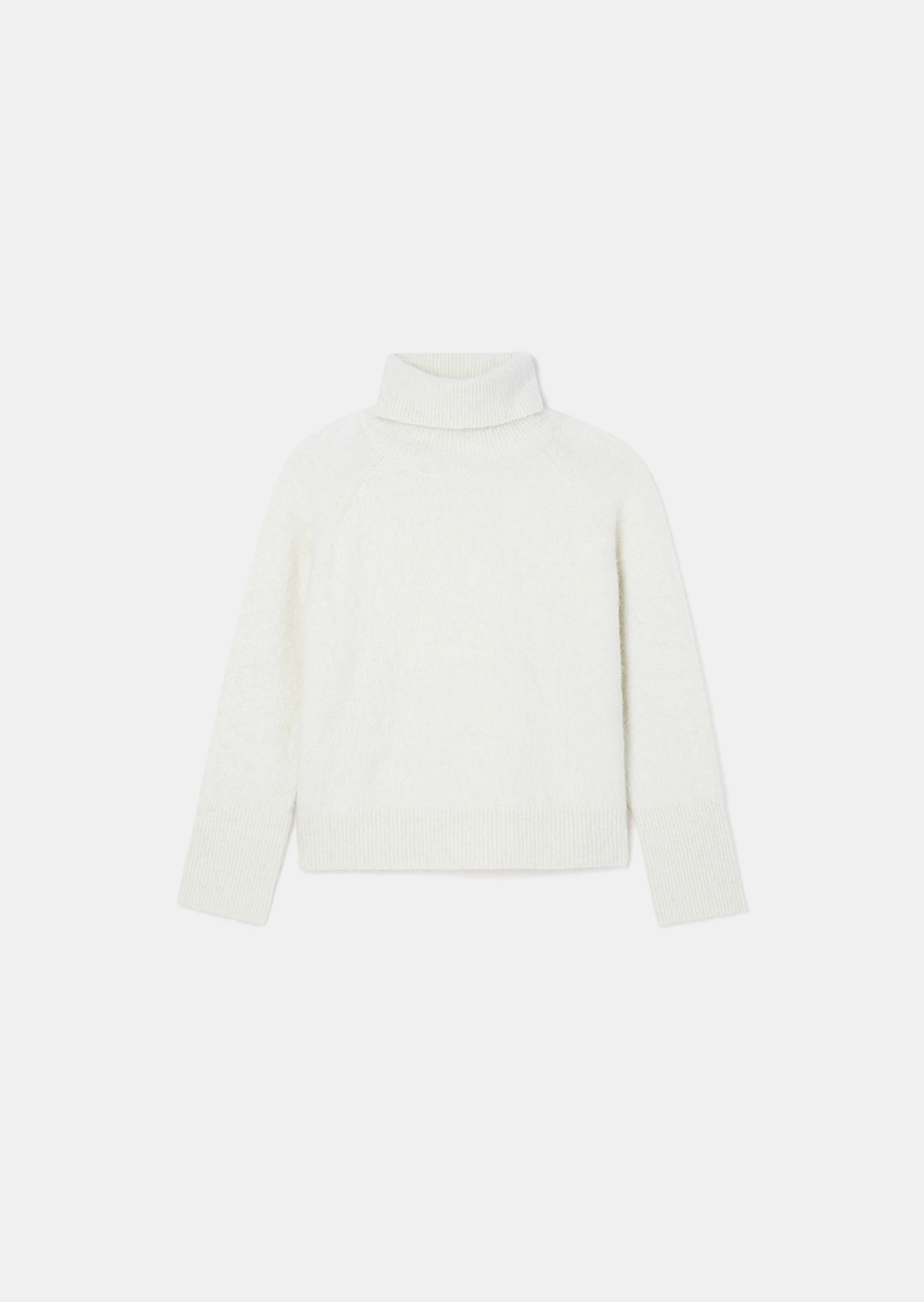 Pocciolia свитер цвета экрю из смеси альпака и шерсти