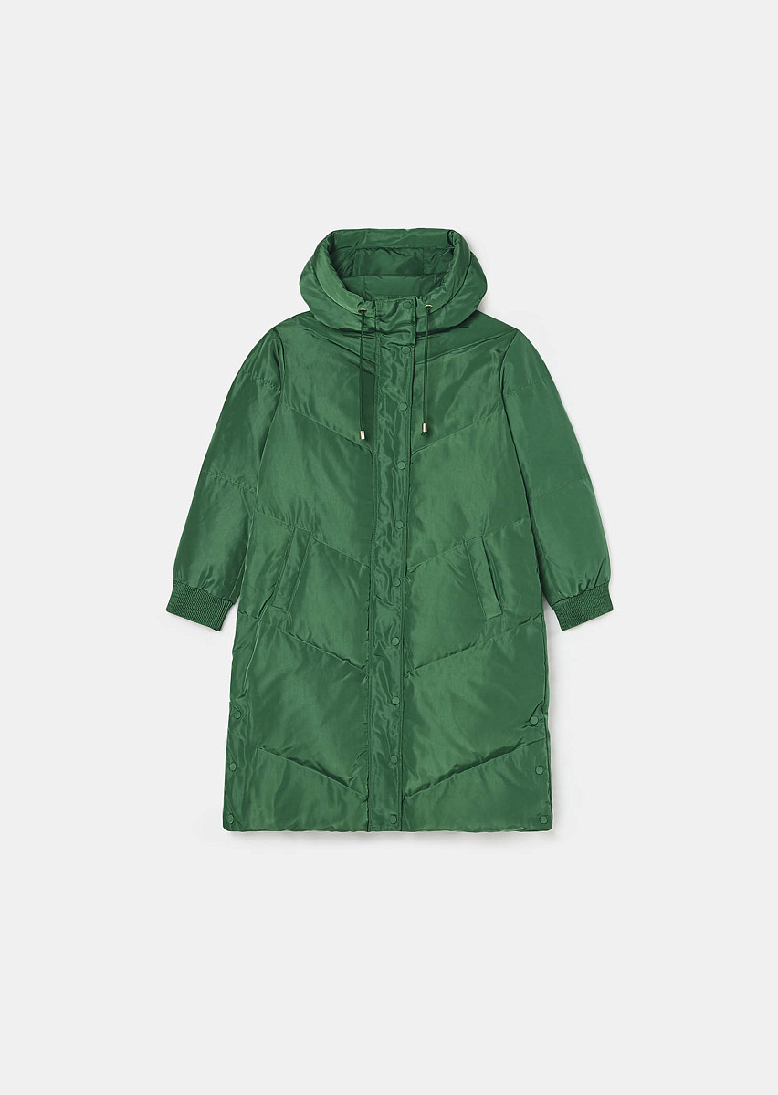 Зеленый пуховик с матовым эффектом Darcy Зеленый пуховик с матовым эффектом Darcy