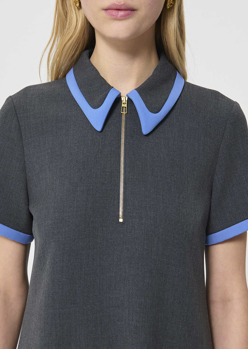 Rubina серое платье