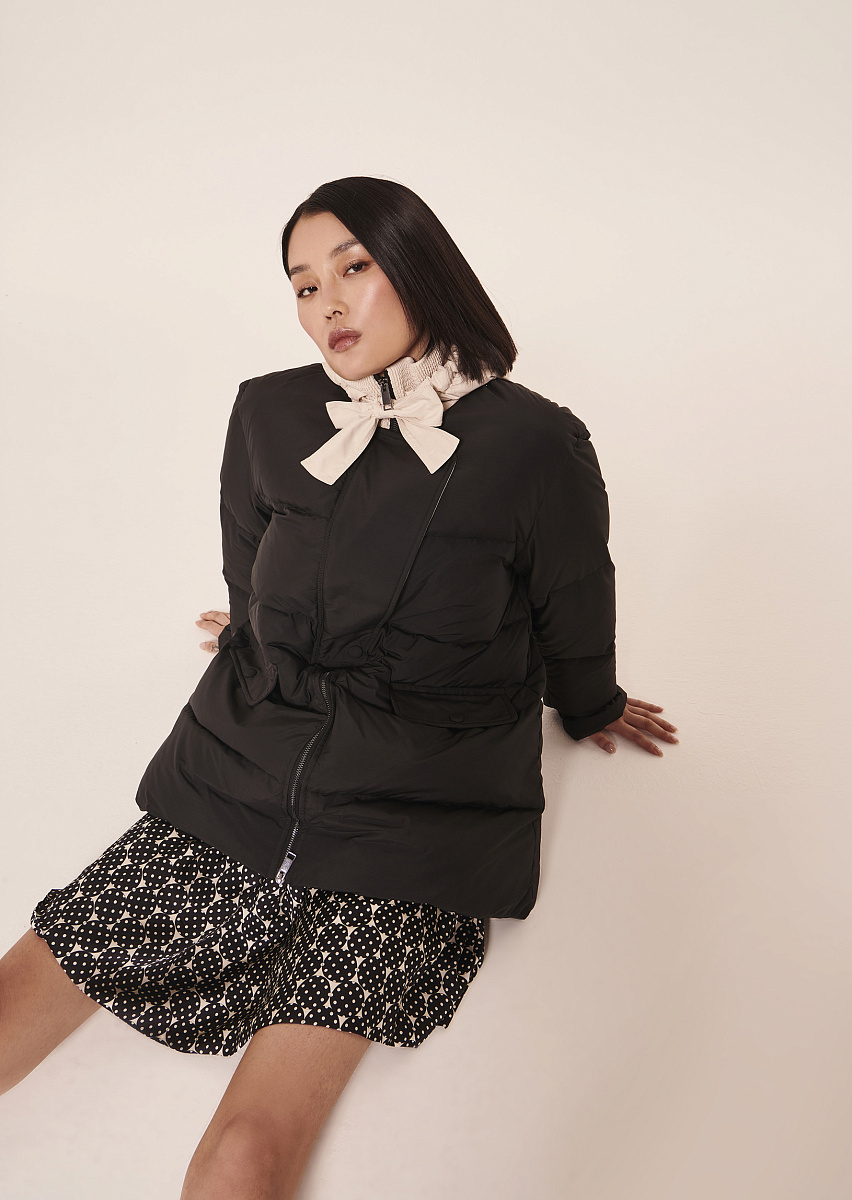 Daphne стеганый пуховик в черном цвете Daphne стеганый пуховик в черном цвете
