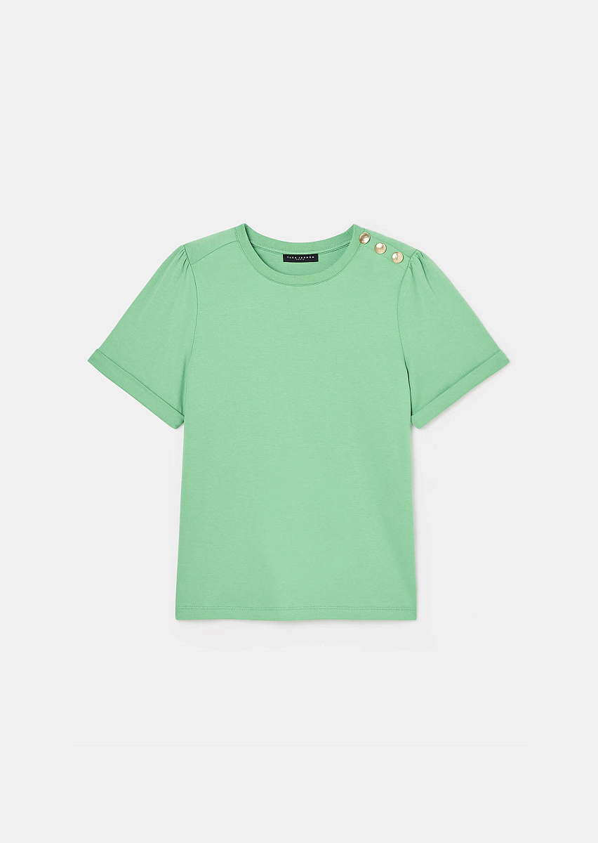 Tampa зеленая футболка из плотного хлопка