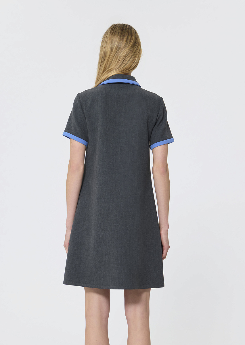 Rubina серое платье