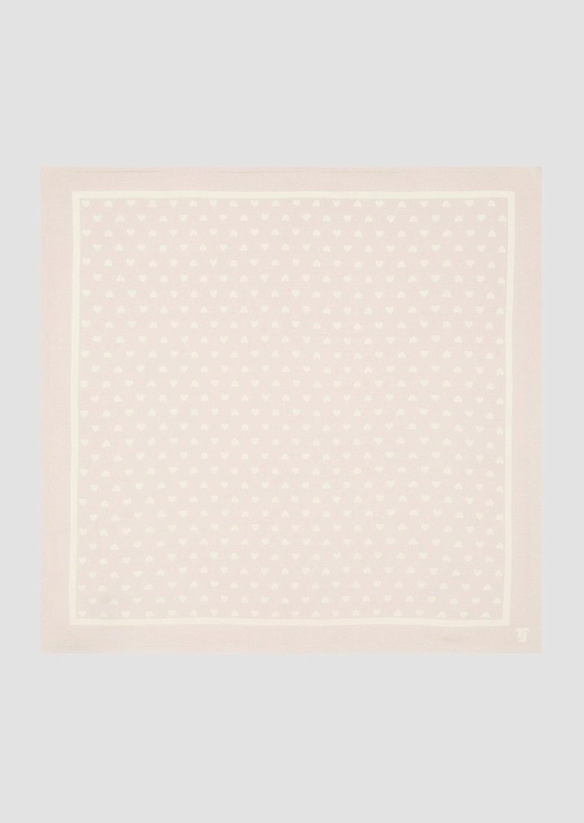 Emily платок из шерсти мериноса в пудровом цвете Emily платок из шерсти мериноса в пудровом цвете