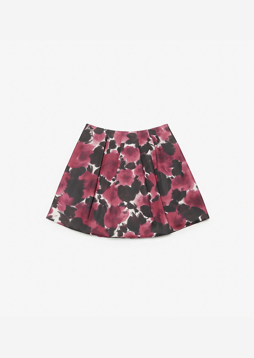 Joane розовая юбка с цветочным принтом