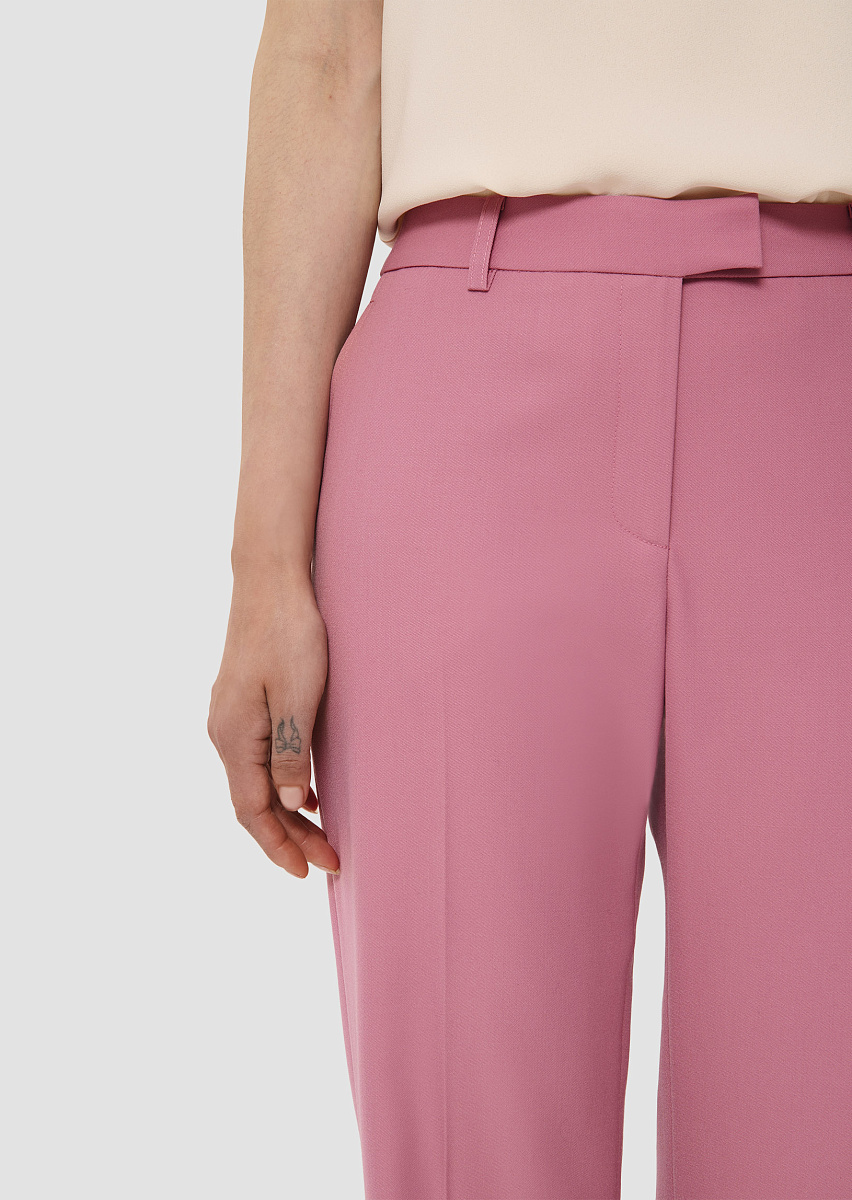Poupee розовые костюмные брюки из шерсти Poupee розовые костюмные брюки из шерсти