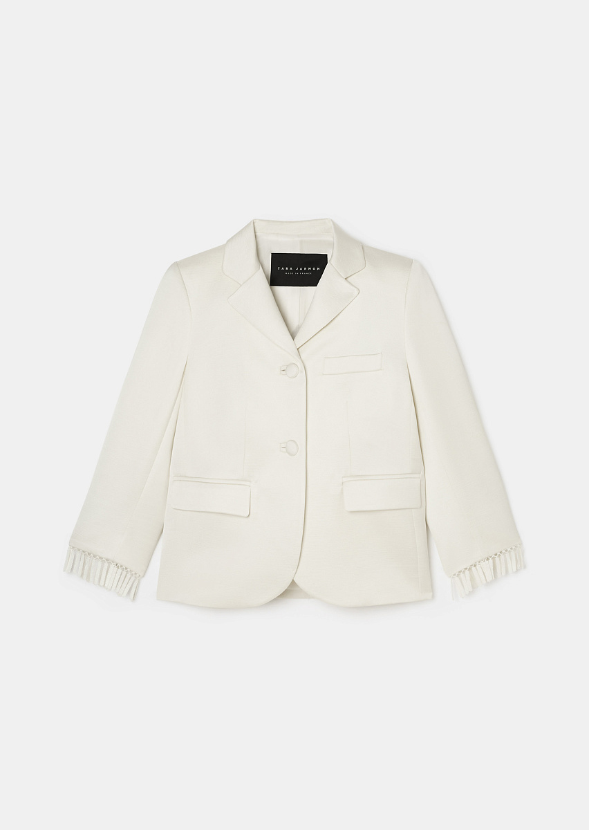 Жакет цвета экрю с сатиновым эффектом Valensole