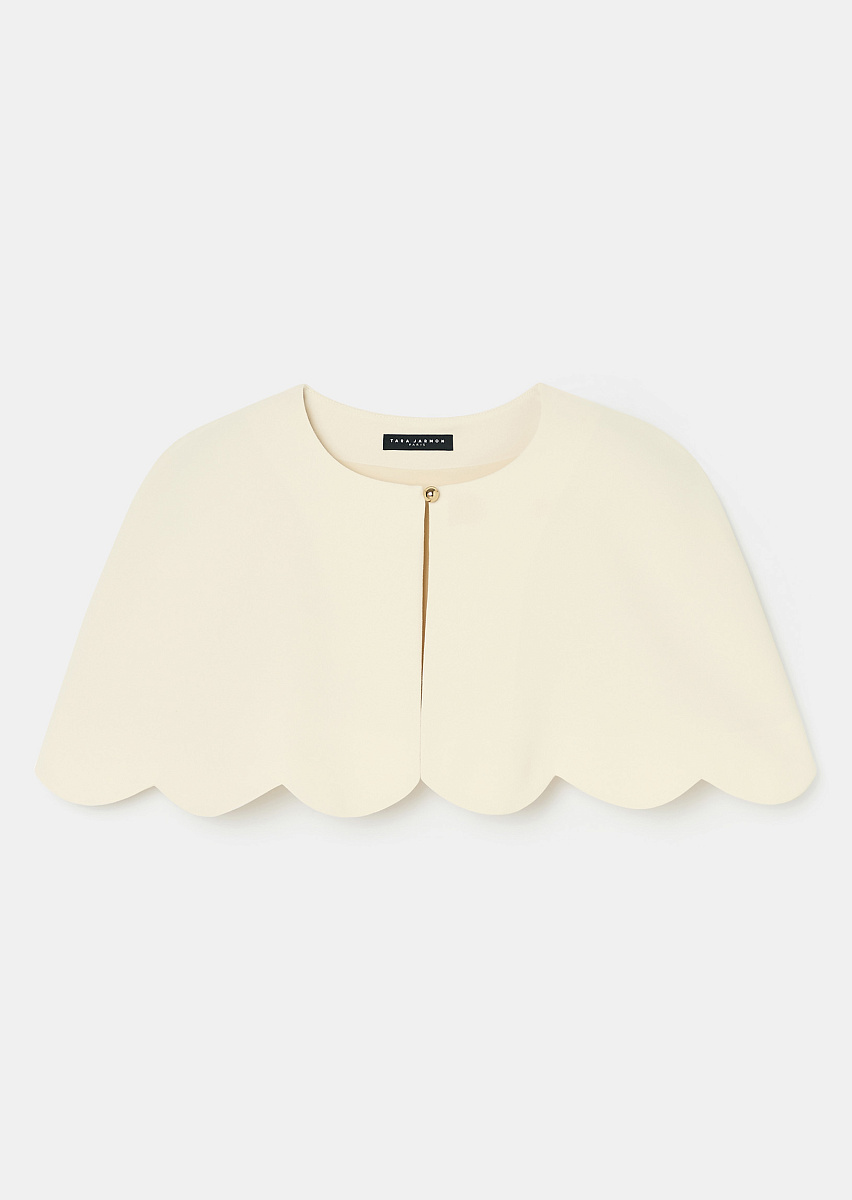 Кейп-накидка в цвете экрю Valentinie