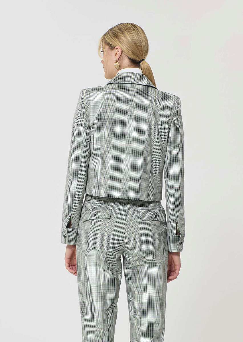 Vasco темно-зеленый жакет в клетку «Принц Уэльский» Vasco темно-зеленый жакет в клетку «Принц Уэльский»