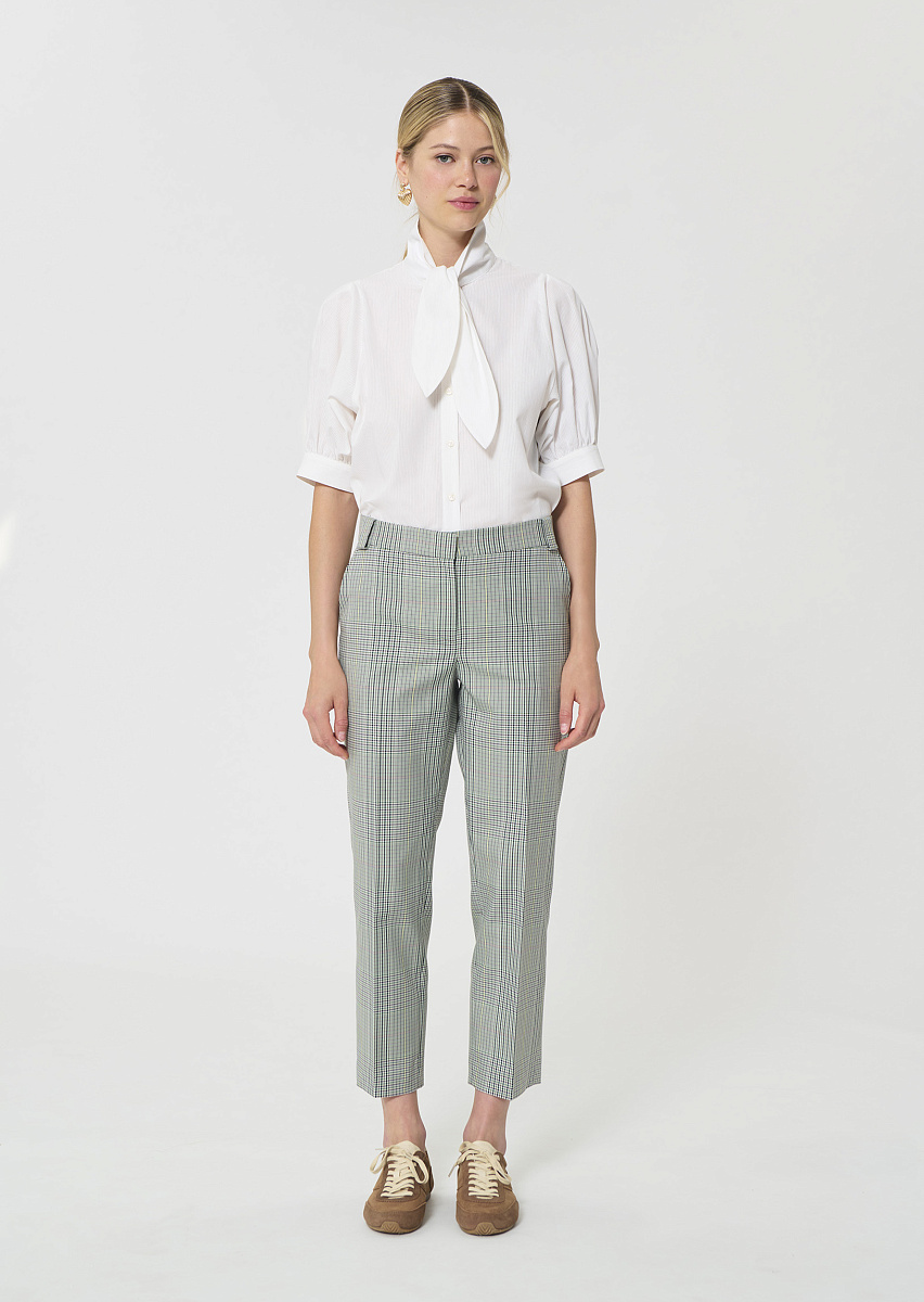 Polo брюки в темно-зеленую клетку "Принц Уэльский"