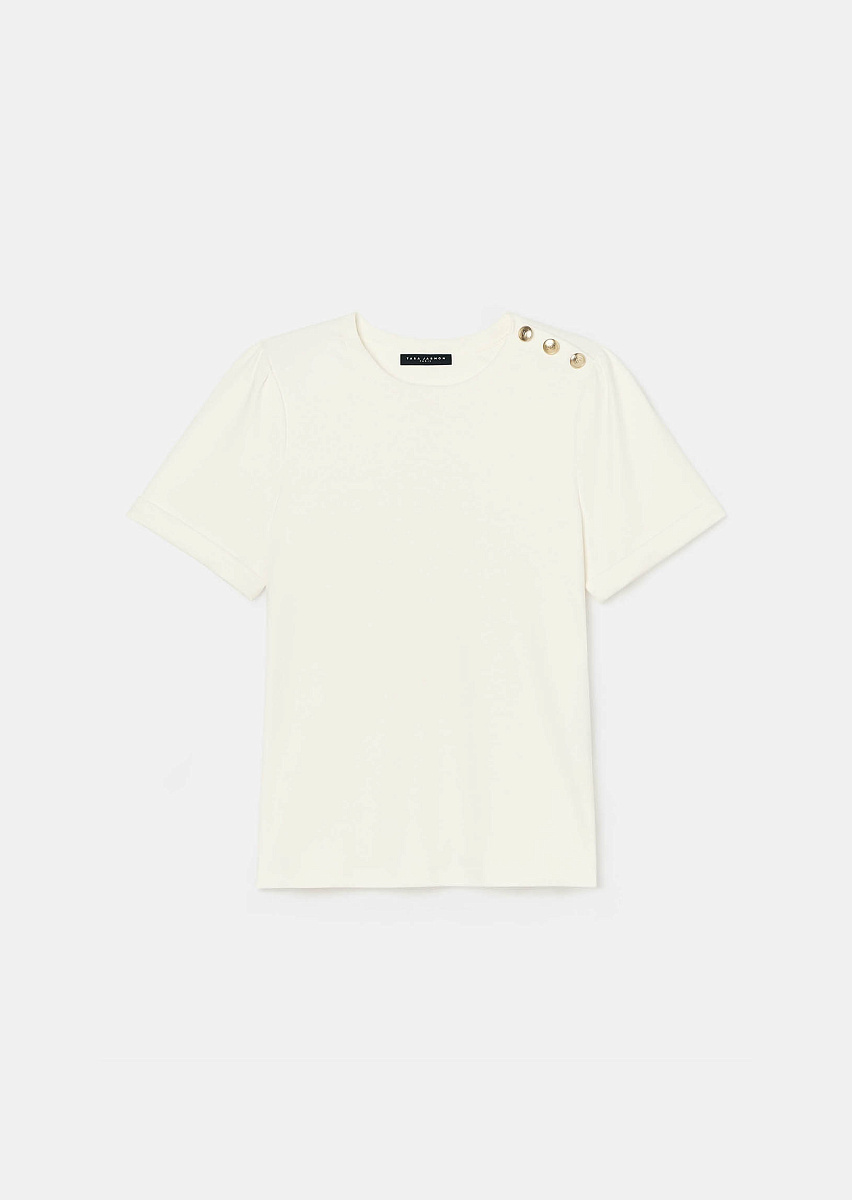 Белая футболка из джерси Tampa