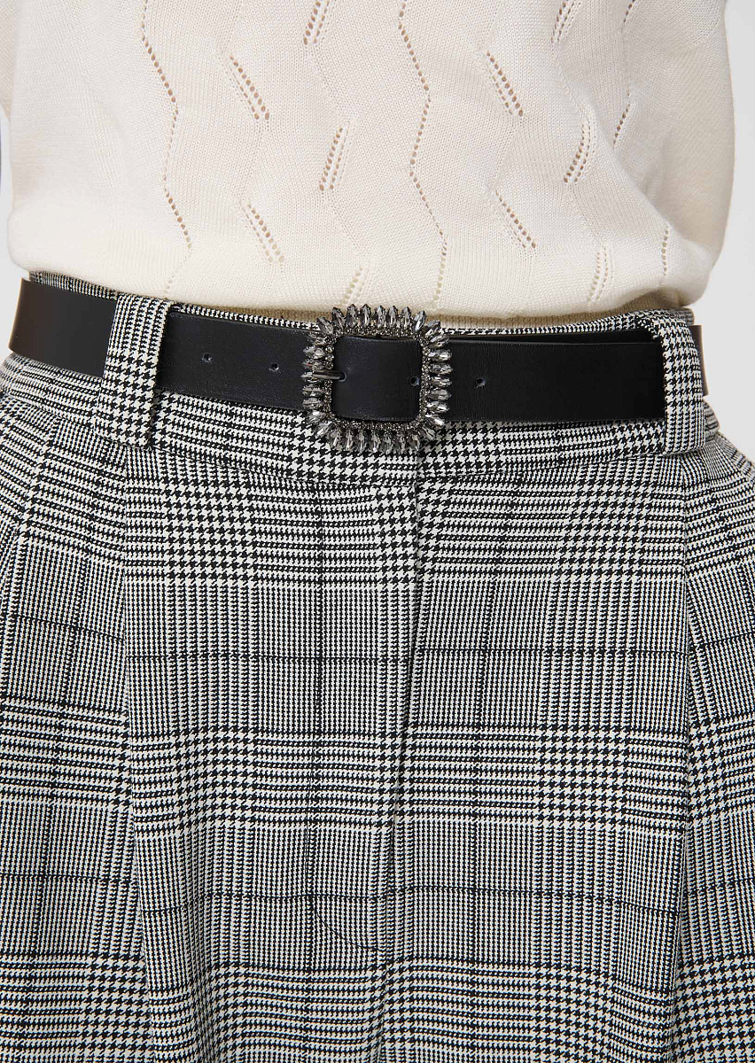 Gigi черный ремень из гладкой кожи Gigi черный ремень из гладкой кожи