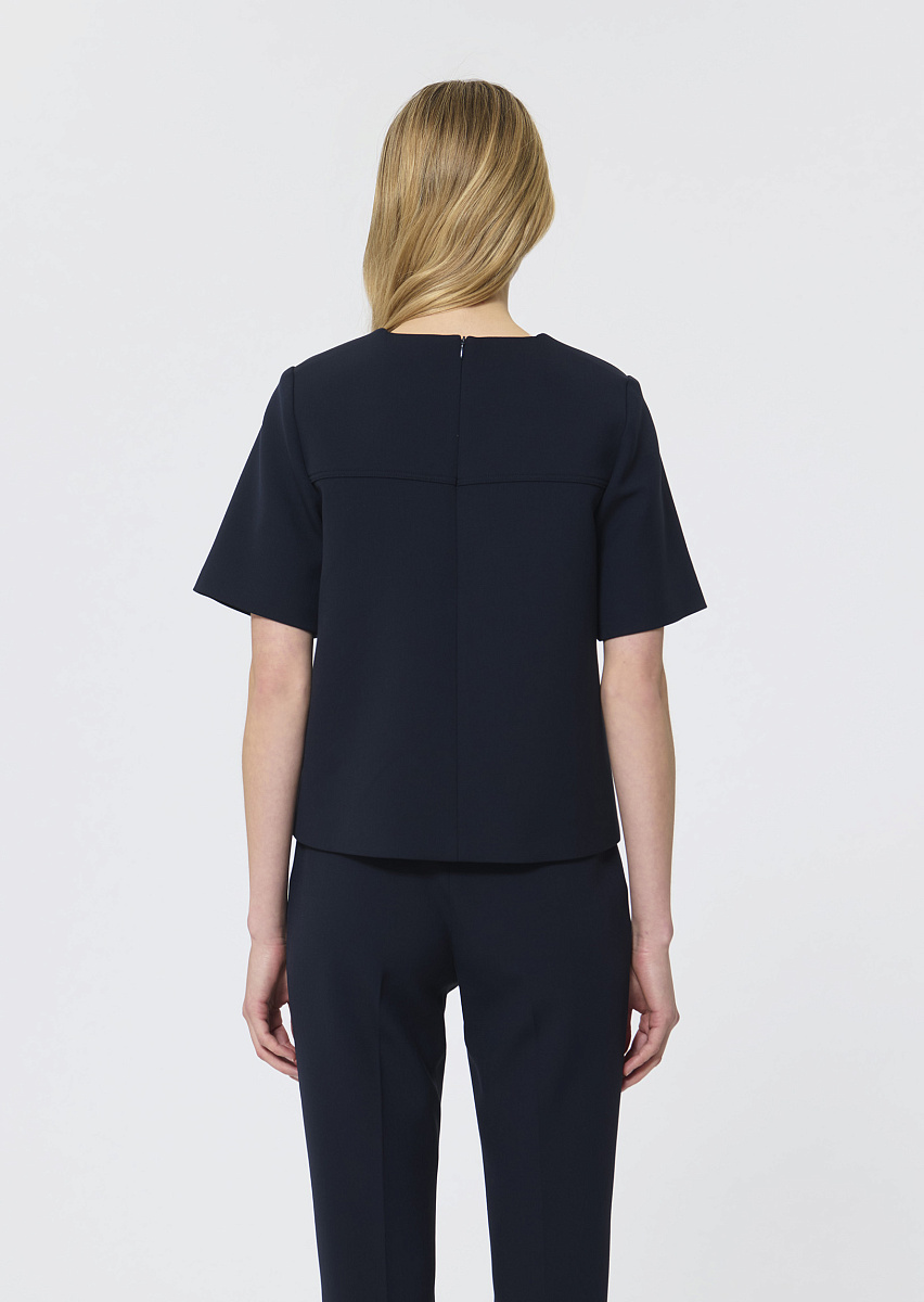 Tea темно-синий топ