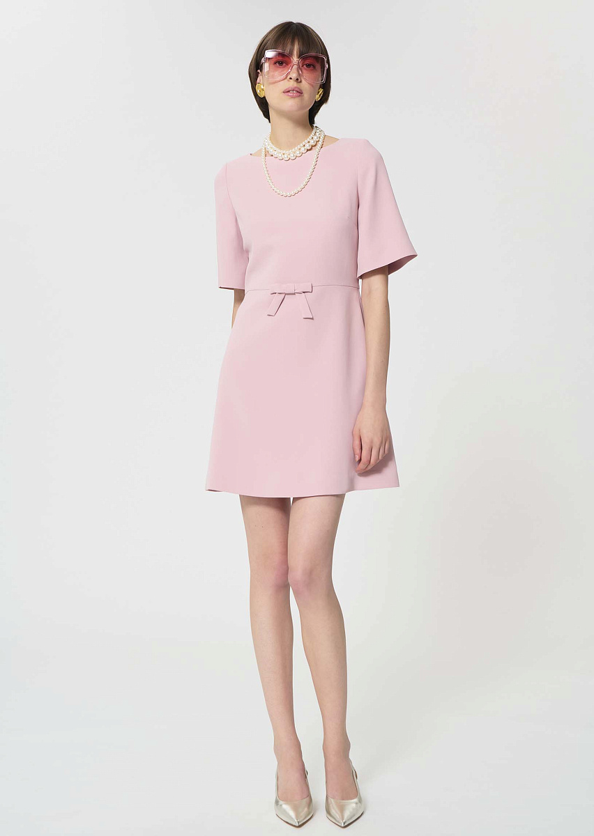 Romina бледно-розовое платье из струящегося крепа