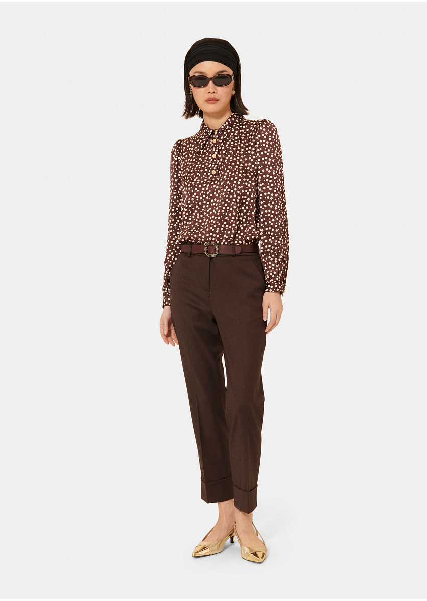 Коричневые фланелевые брюки Philippa Коричневые фланелевые брюки Philippa