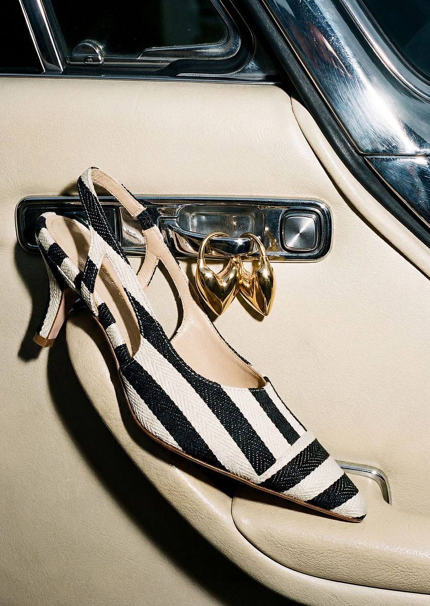 Ketty туфли-лодочки в темно-синюю полоску