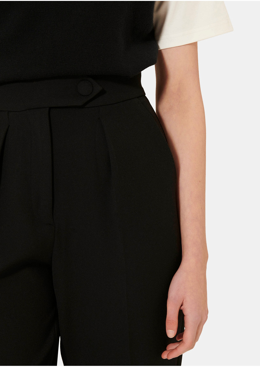 Paaso черные брюки из крепа