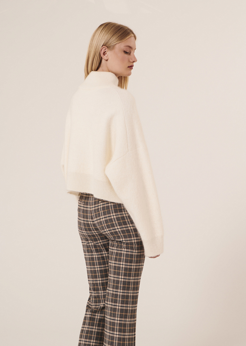 Paradise свитер из мохера и шерсти в цвете экрю Paradise свитер из мохера и шерсти в цвете экрю