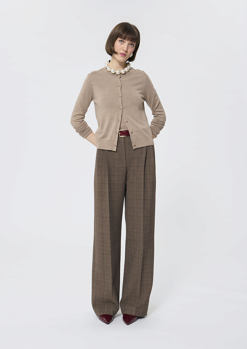 Ginno кардиган кофейного цвета