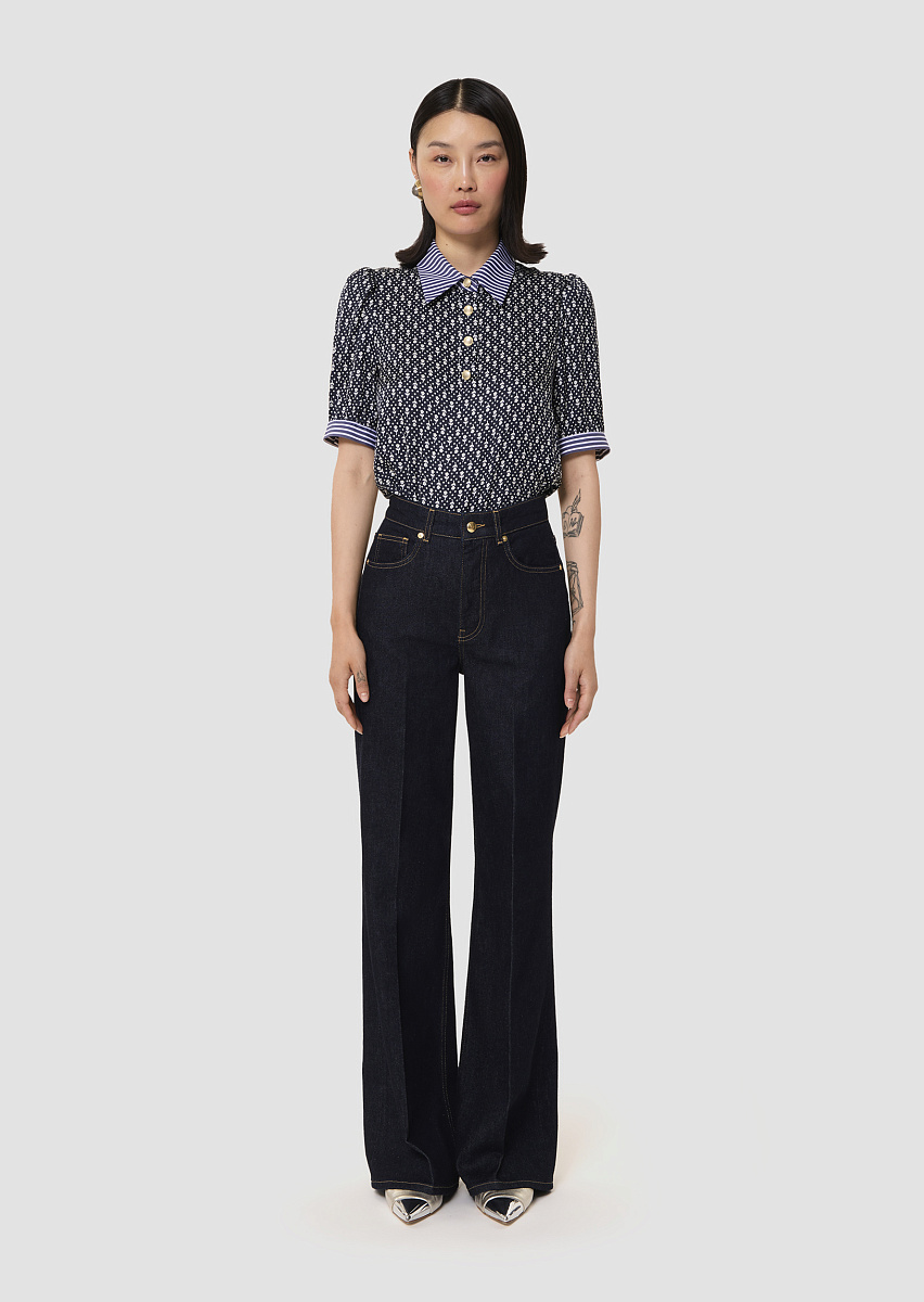 Jocelyn джинсы из необработанного денима