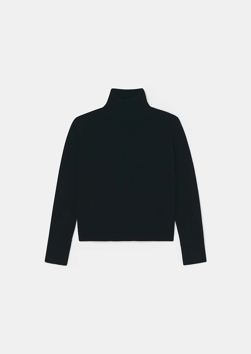 Palia черный свитер из шерсти альпака и мериноса