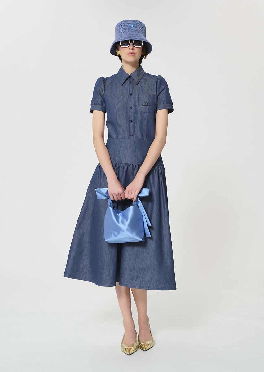 Coly синяя блуза из денима