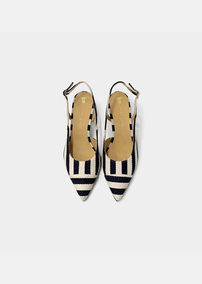 Ketty туфли-лодочки в темно-синюю полоску