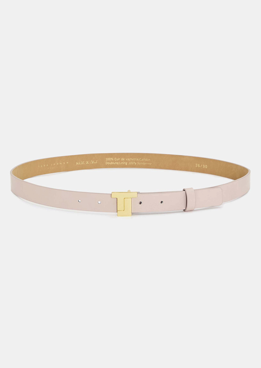Розовый ремень 8 Bis mini из гладкой кожи