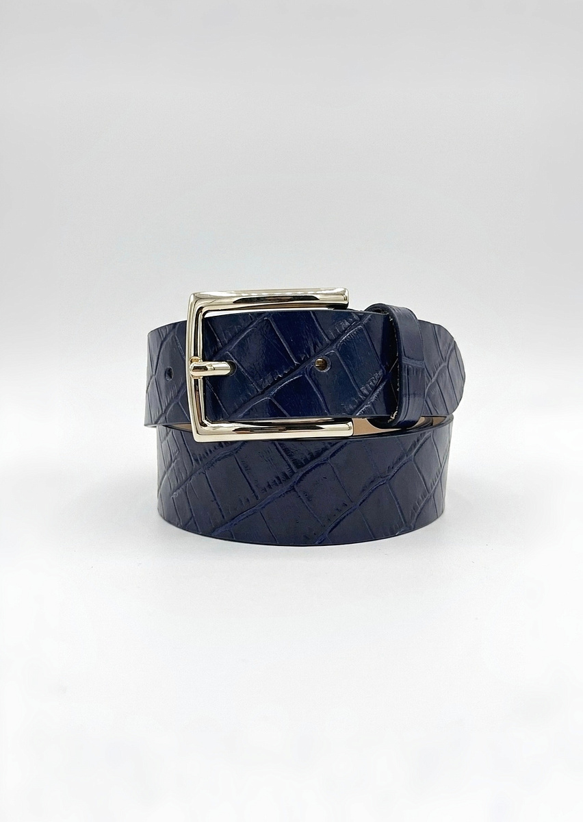 Lea ремень в темно-синем цвете