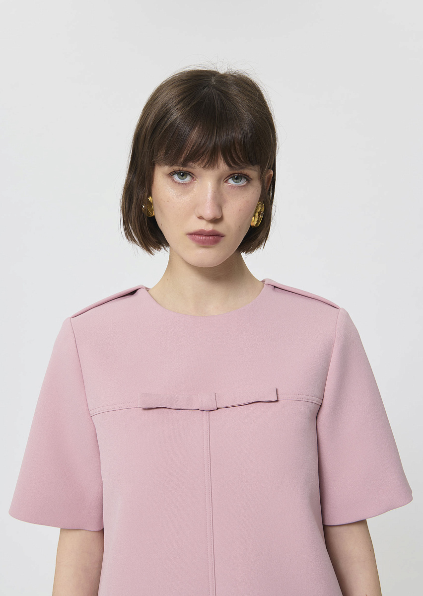 Tea пудрово-розовый топ