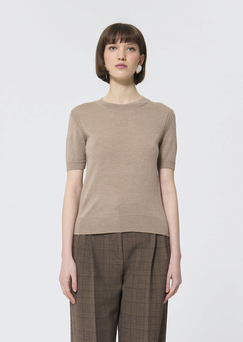 Pica джемпер в кофейном цвете Pica джемпер в кофейном цвете