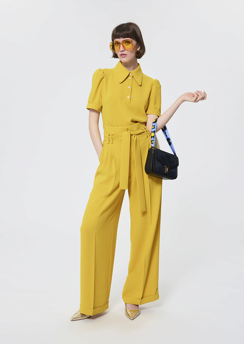 Pia лимонно-желтые брюки Pia лимонно-желтые брюки