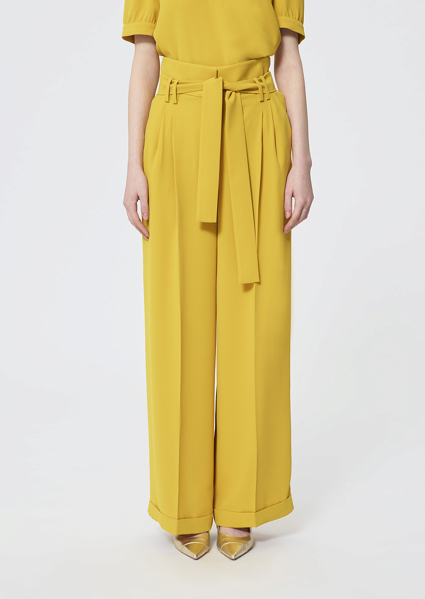 Pia лимонно-желтые брюки Pia лимонно-желтые брюки