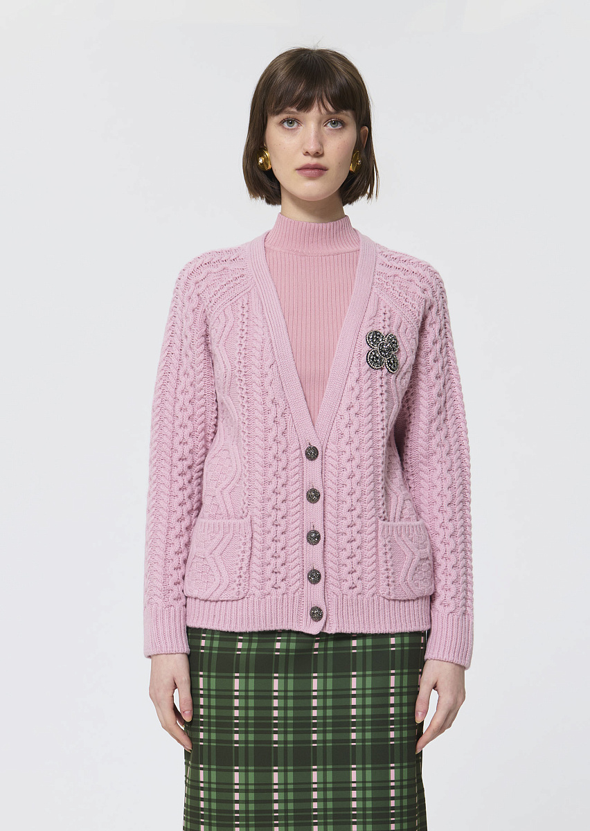 Greg пудрово-розовый кардиган Greg пудрово-розовый кардиган