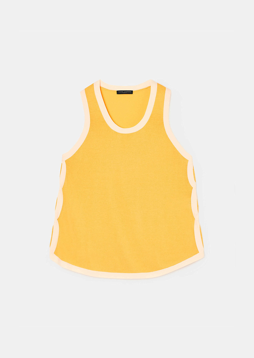 Prentiss желтый топ из хлопка Prentiss желтый топ из хлопка