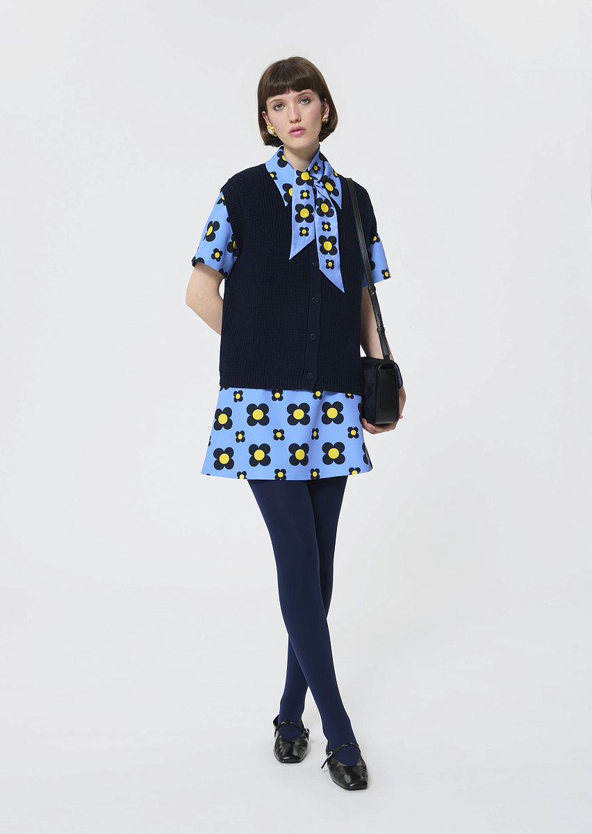 Gibson темно-синий жилет