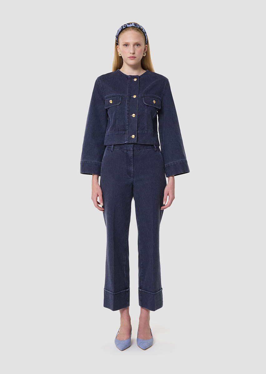 Темно-синие джинсы Pierre