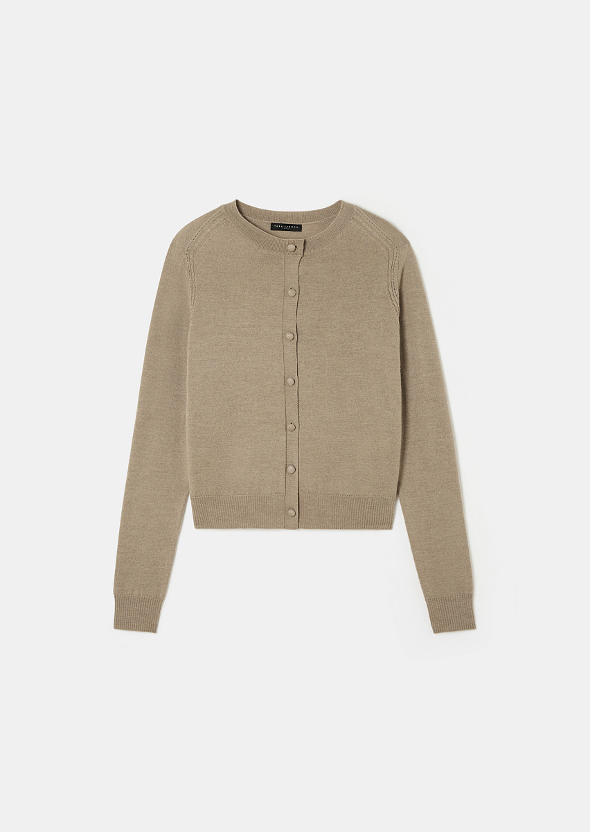 Ginno кардиган кофейного цвета