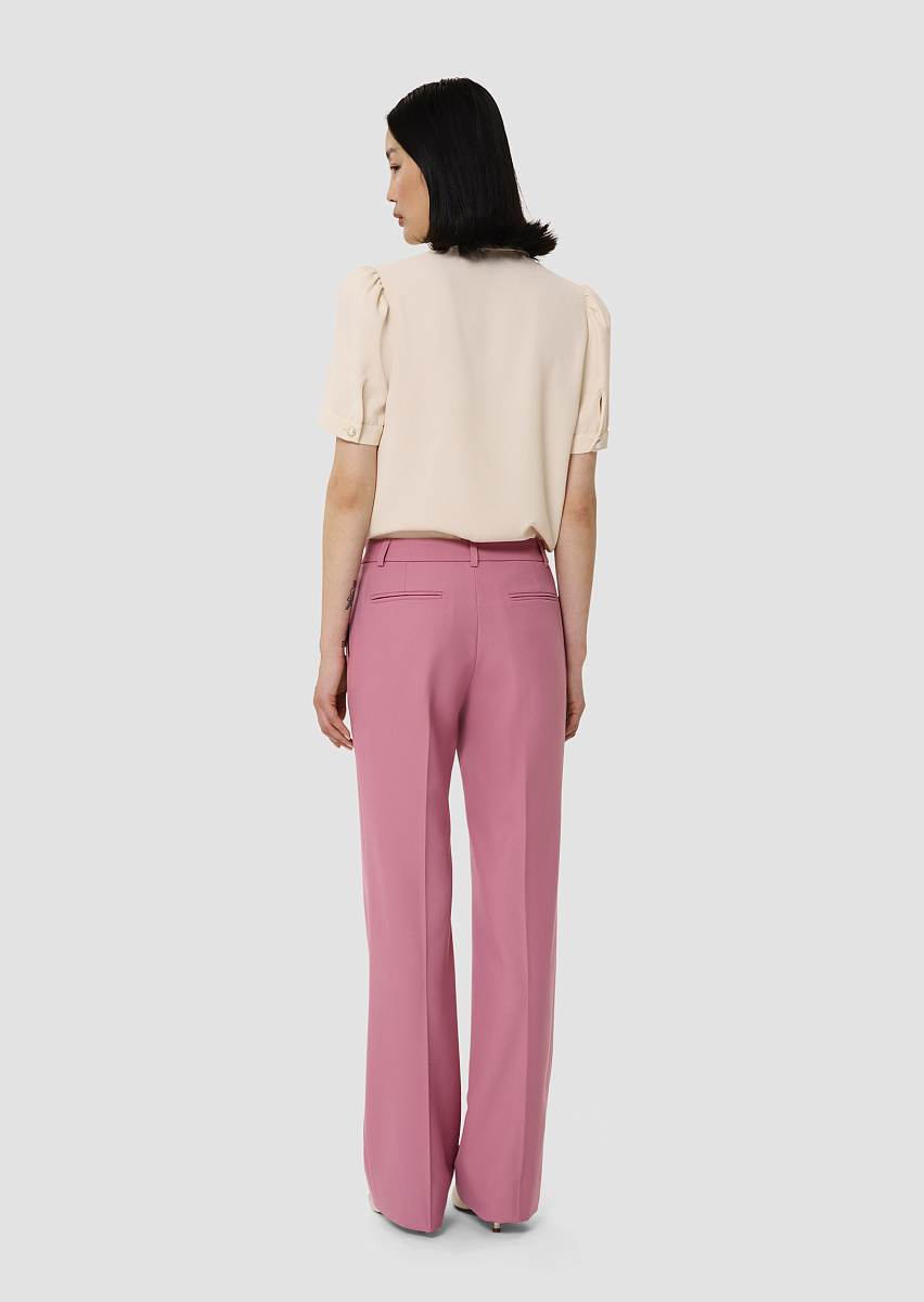 Poupee розовые костюмные брюки из шерсти Poupee розовые костюмные брюки из шерсти