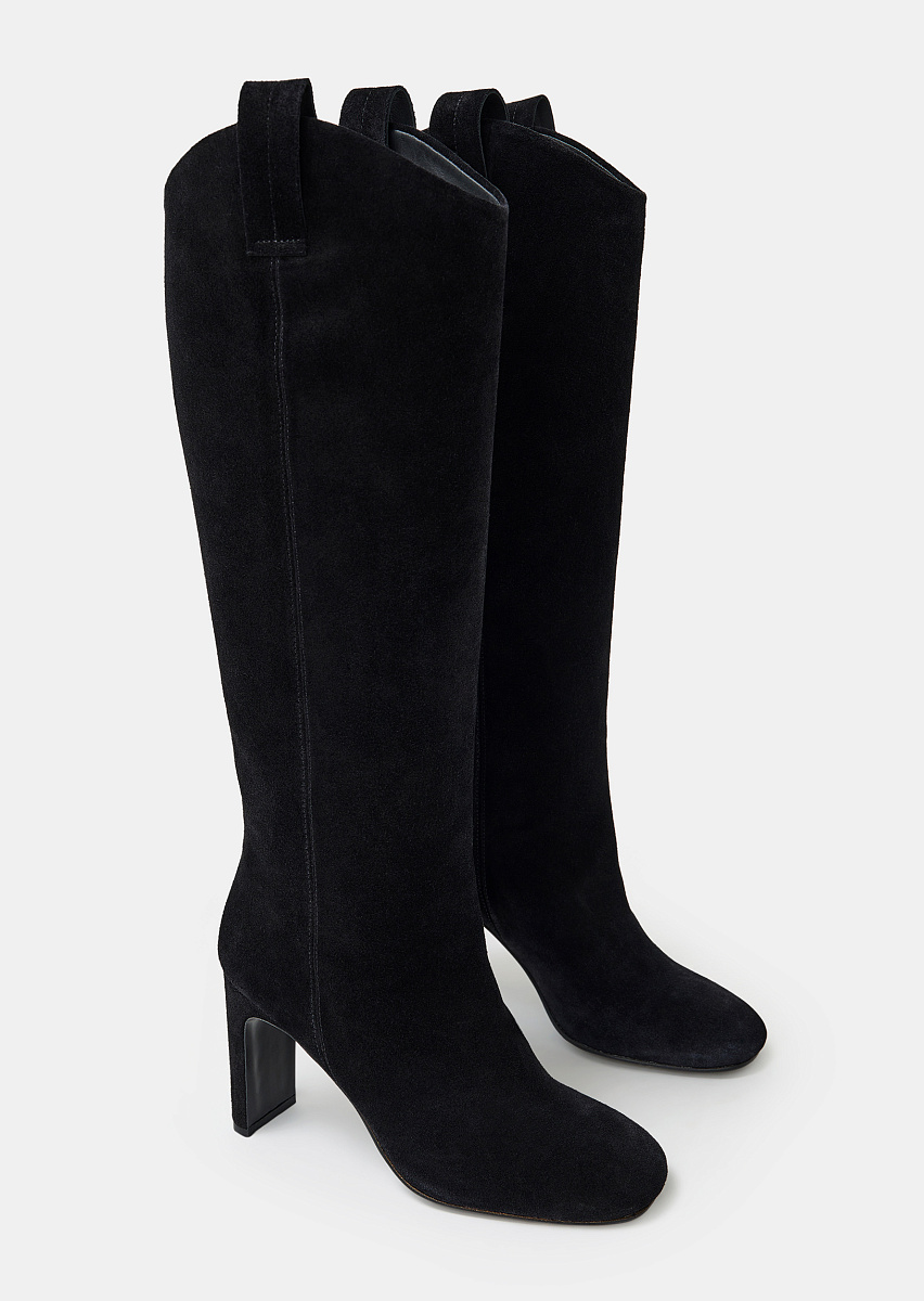 Khloe черные ботинки из замши Khloe черные ботинки из замши