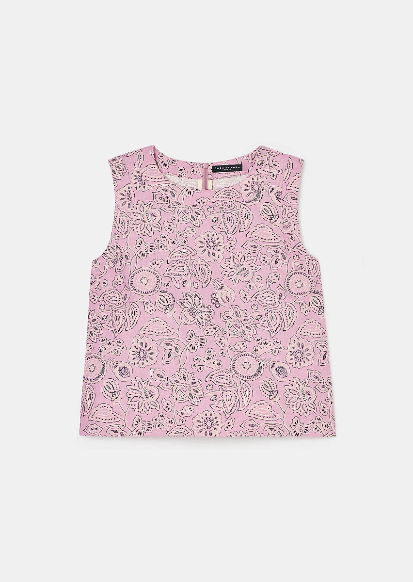 Розовый топ Tepee с принтом