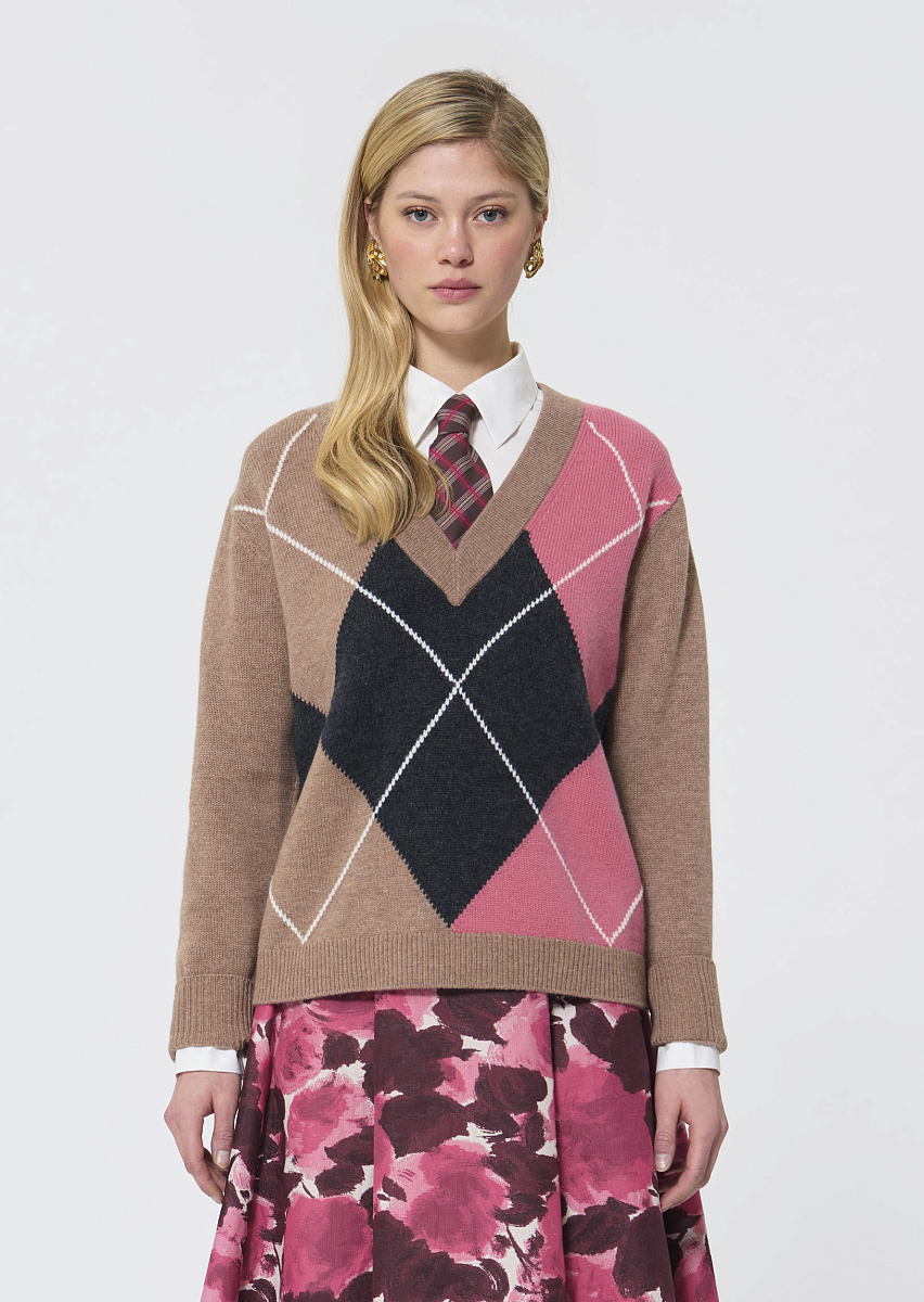 Primo серо-коричневый джемпер Primo серо-коричневый джемпер