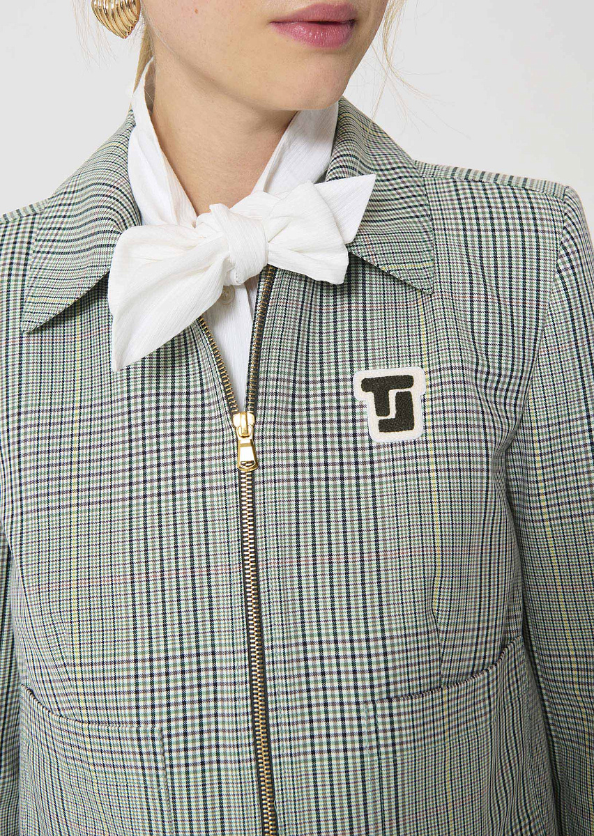 Vasco темно-зеленый жакет в клетку «Принц Уэльский» Vasco темно-зеленый жакет в клетку «Принц Уэльский»
