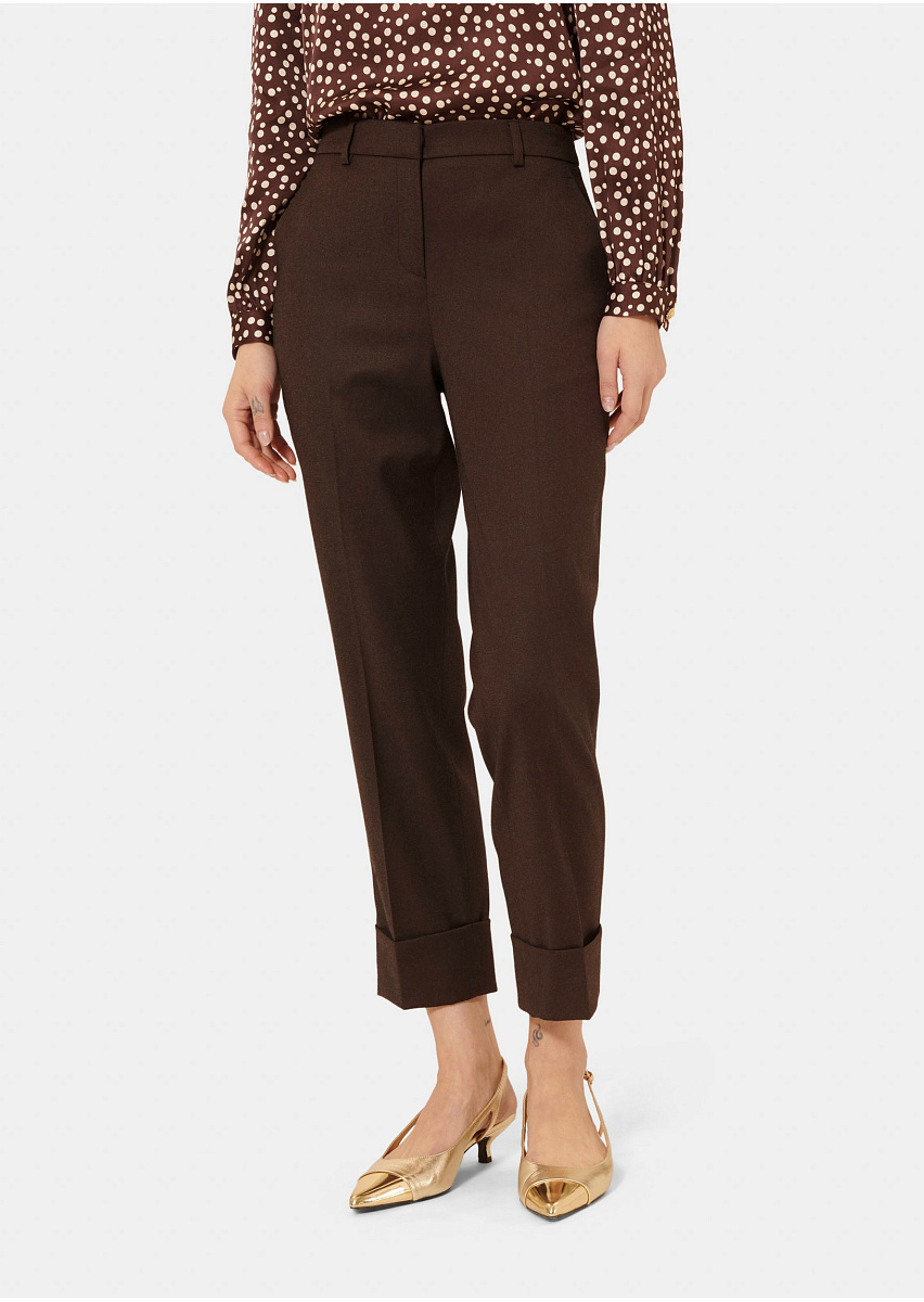 Коричневые фланелевые брюки Philippa Коричневые фланелевые брюки Philippa