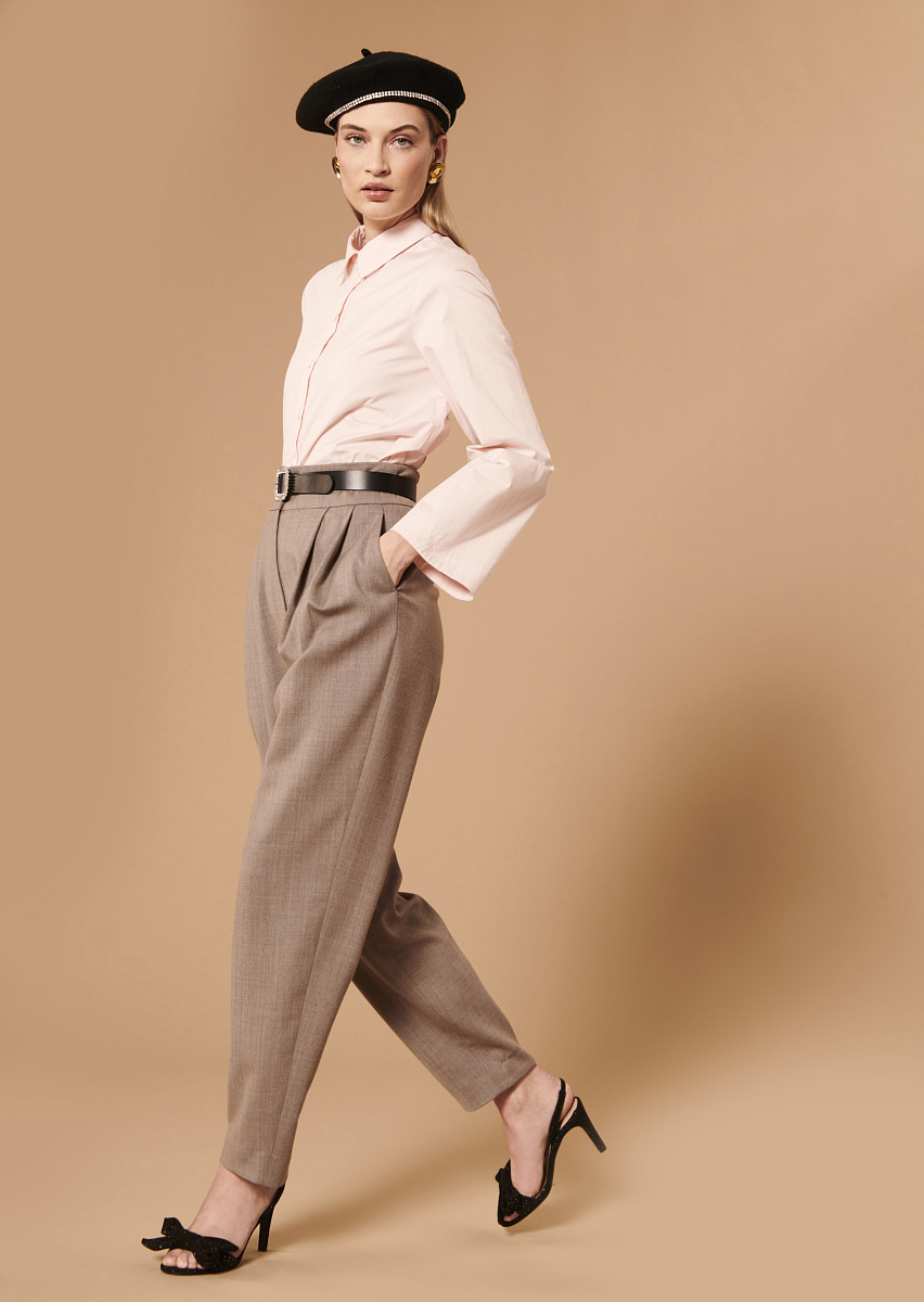 Philadelphia серые брюки из фланели